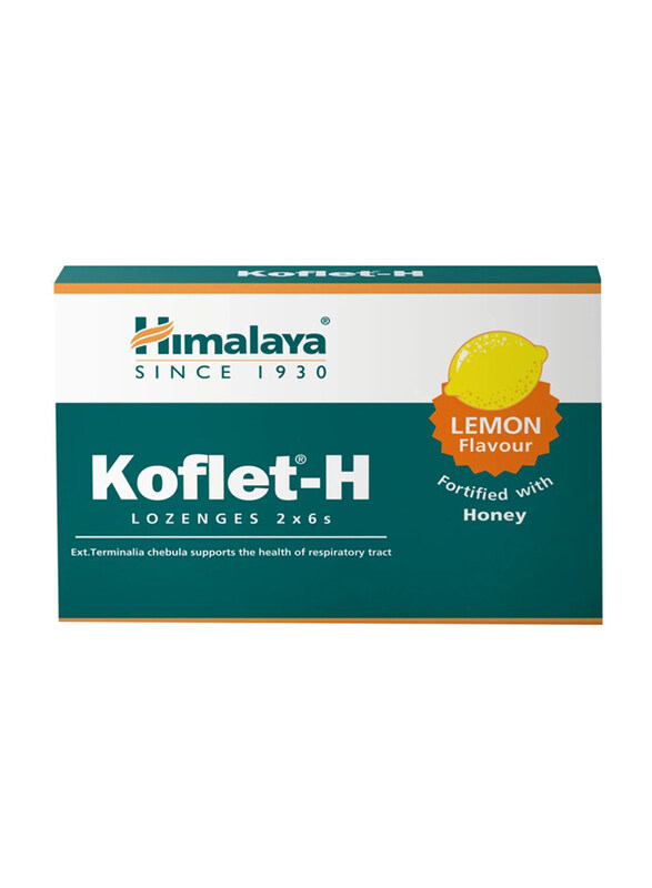 

Himalaya Koflet-H Lemon Lozenges, 12 Lozenges