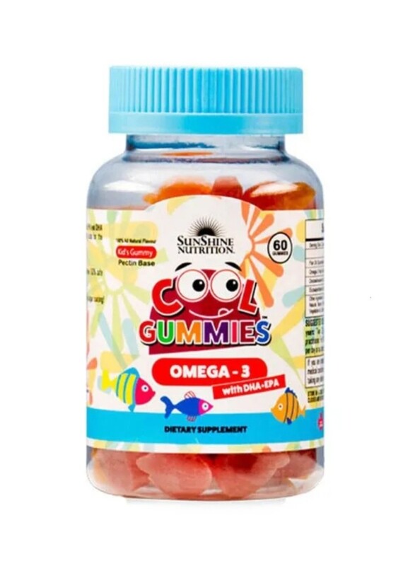 

SUNSHINE NUTRITION Cool Gummies Kids Omega3 With Dha/Epa 60'S