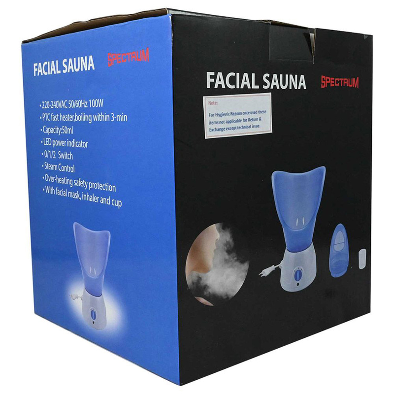 Spectrum Facial Sauna with Inhaler, FS-518, Multicolour