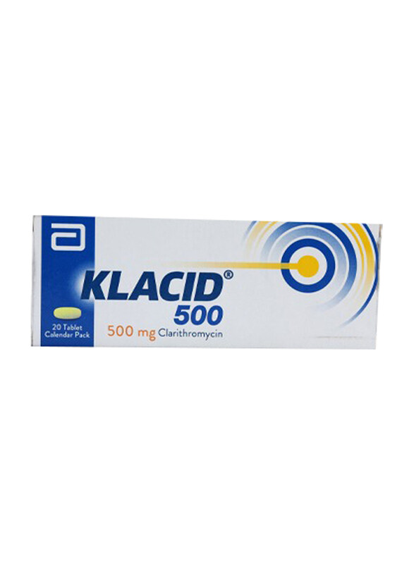 

Abbott Laboratories Klacid, 500Mg, 20 Tablets