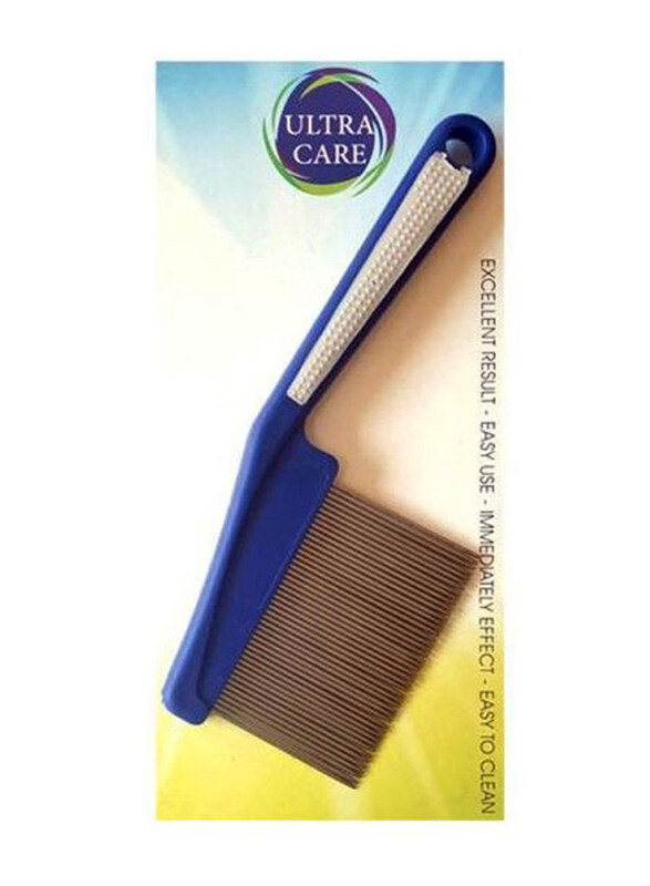 

Ultra Care Metal Long Teeth Comb, Blue