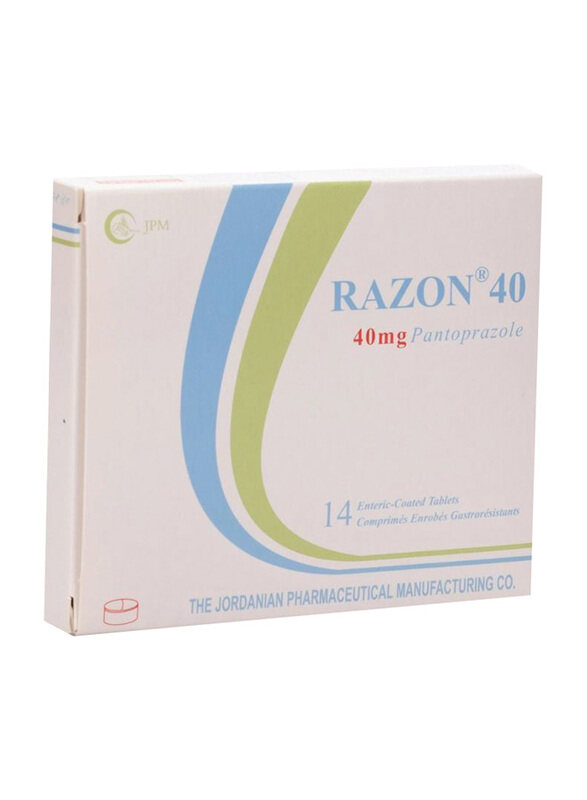 

Jordanian Pharmaceuticals Razon Tablet, 40mg, 14 Tablets