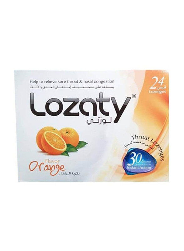 

Lozaty Lozenges Orange, 24 Lozenges