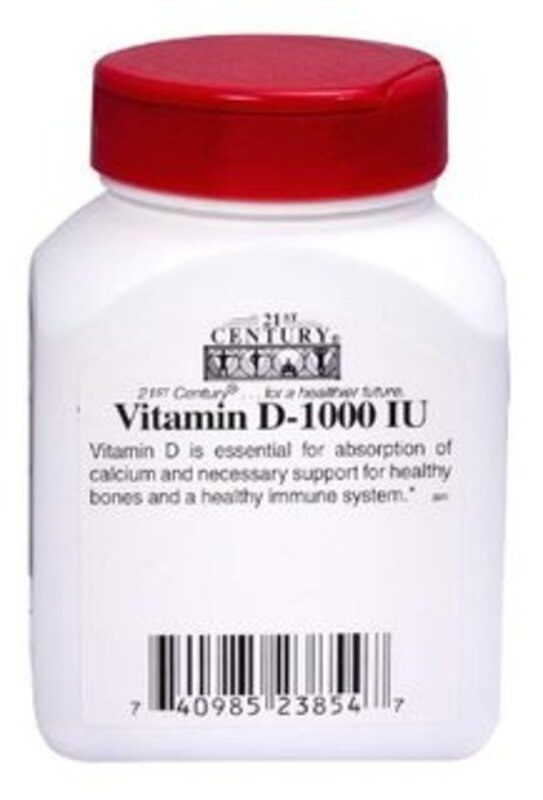 21st Century High Potency D3-1000Iu, 110 Tablets