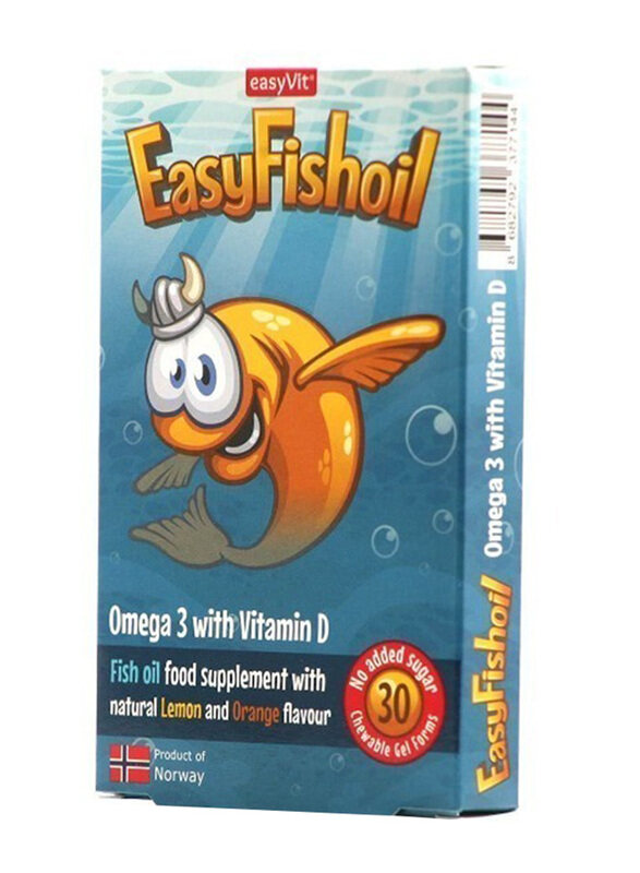 

Easyvit Easyfishoil Omega 3 With Vitamin D Chewable, 30 Chews