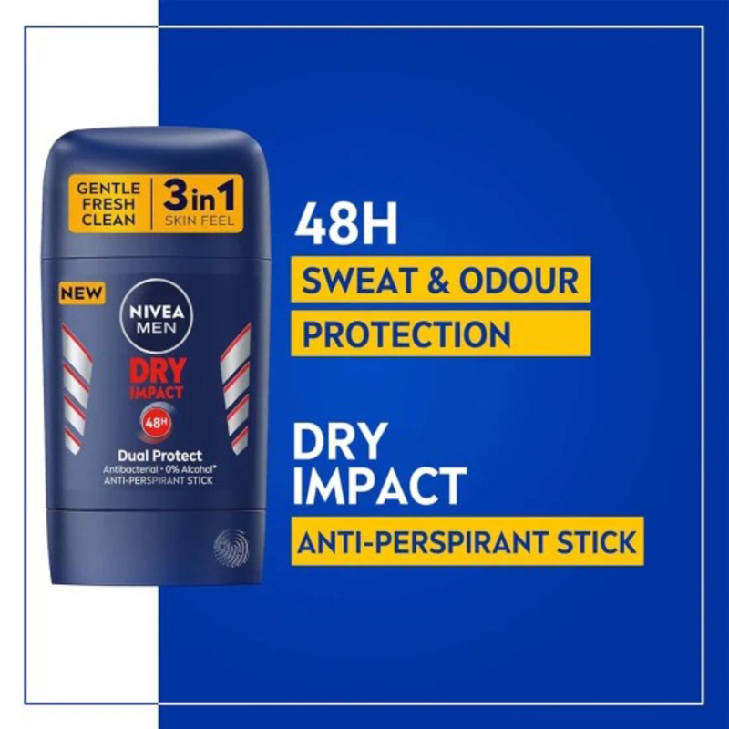 Nivea Dry Impact Deodorant Stick, 50ml