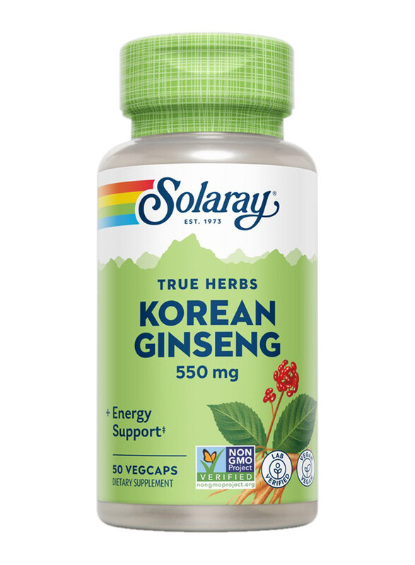 

Solaray Korean Ginseng, 550 Mg, 50 Capsules