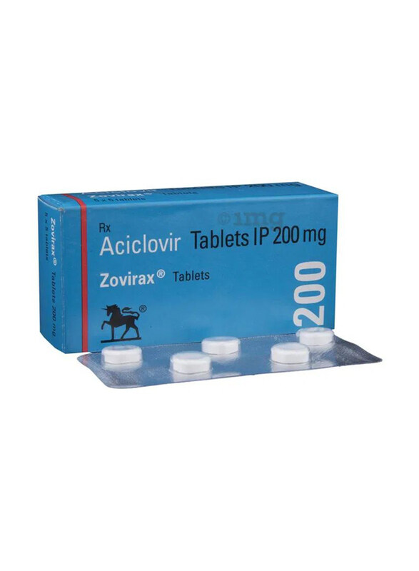 

Zovirax Tablets, 200mg, 25 Tablets