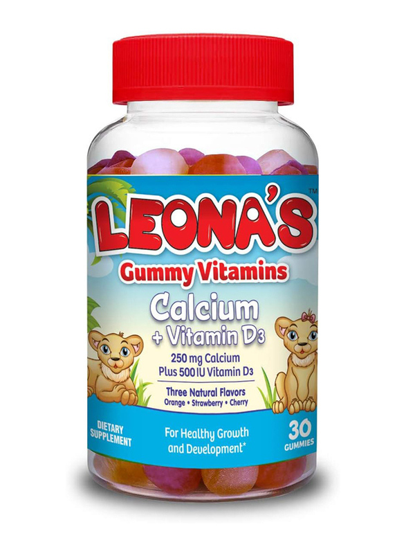 Leonas Calcium/Vit D Gummy Tab, 30 Gummies