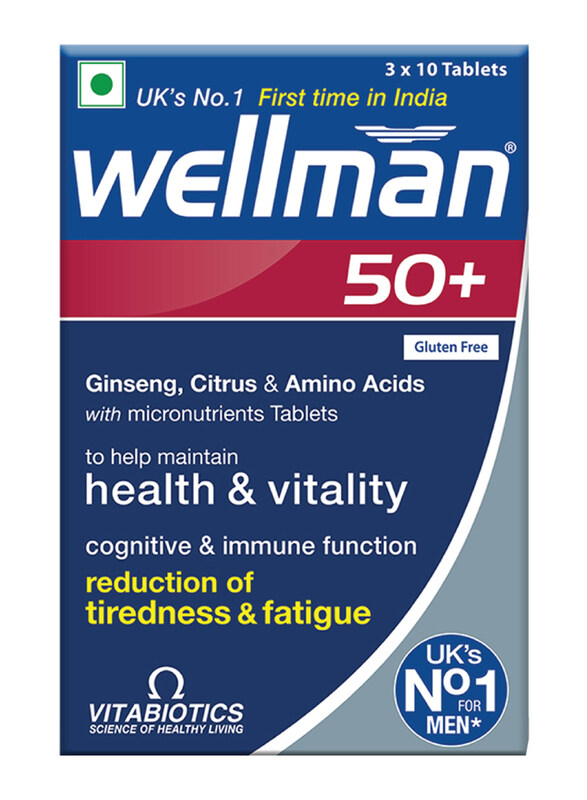 

Vitabiotics Wellman 50+, 30 Tablets