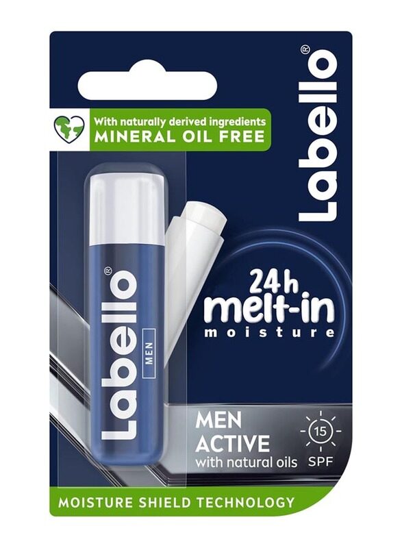 

Labello Men Active Moisturising Lip Balm, 4.8g