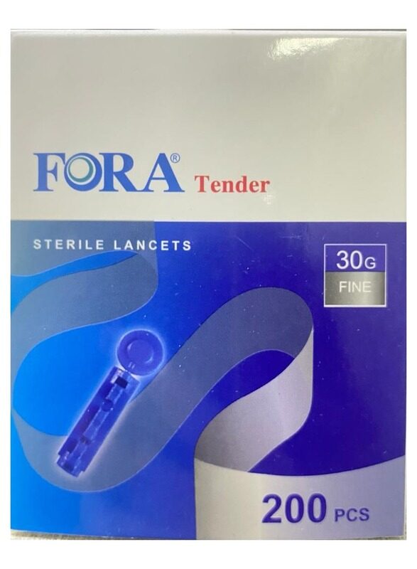 

Fora Fora Sterile Lancets Fine 200pcs 30G