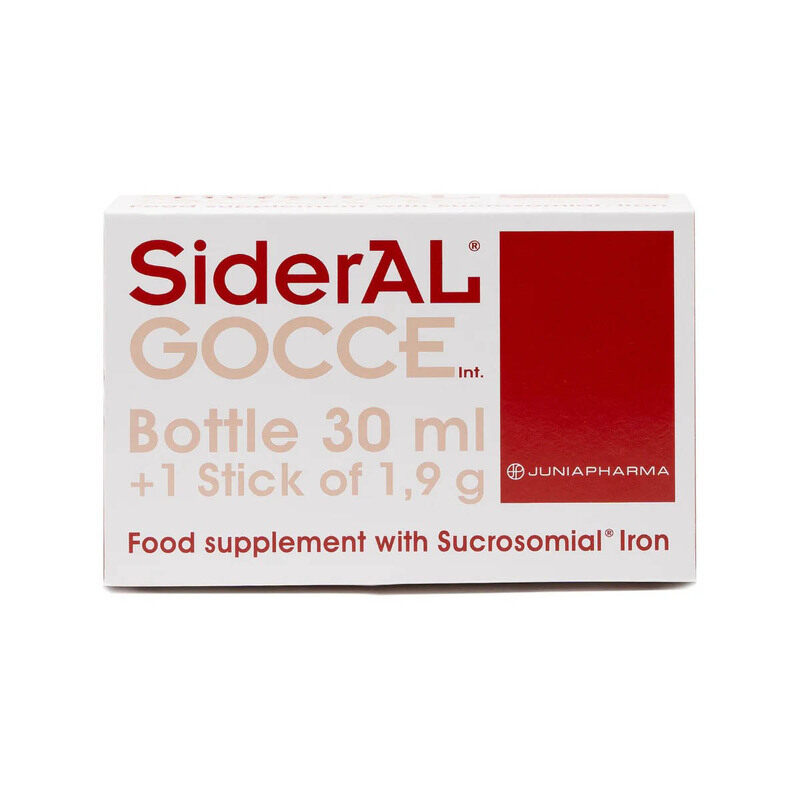 

Sideral Drops Food Supplement with Sucrosomial Iron, 30ml