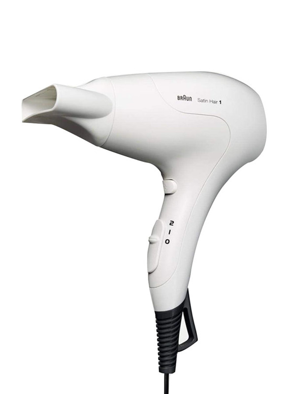 Braun Satin Hair Dryer, HD 180, White