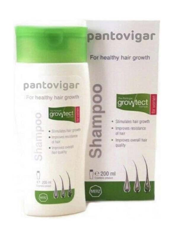 Pantogar for Healthy Hair Growth Shampoo for Women Original Growtect Fomula, 200ml