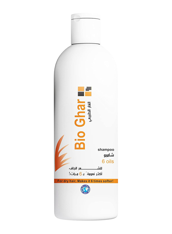 Bioghar 6 Natural Oils Shampoo for Dry Hair, 370ml