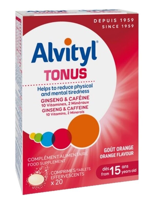 

Alvityl Tonus 20 Effervescent Tablets, Orange Flavour