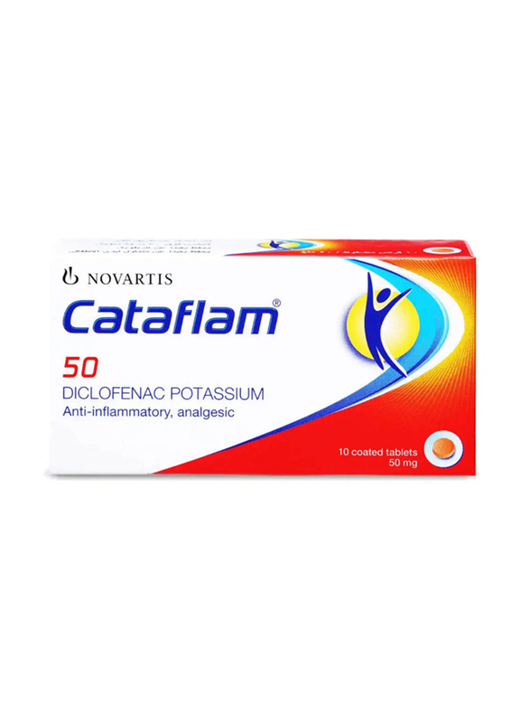 Novartis Pharma Cataflam Tablets, 50mg, 10 Tablets