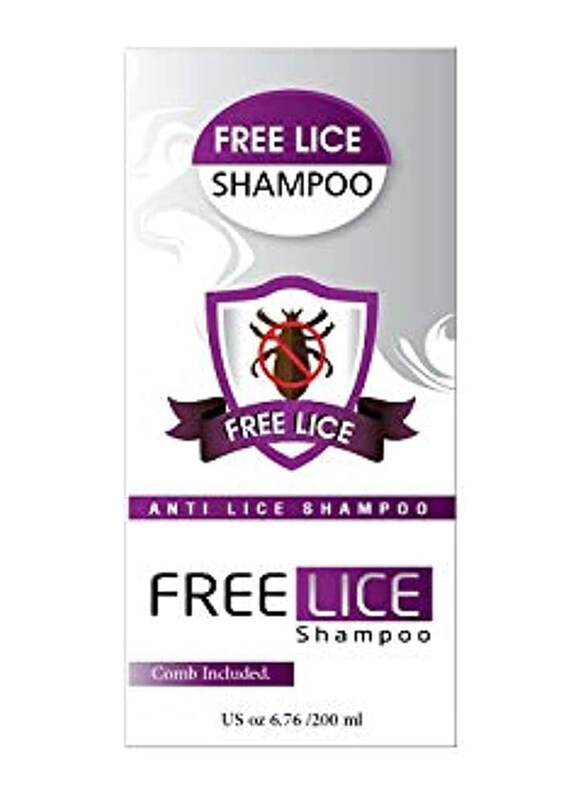 

Free Lice Anti Lice herbal Shampoo with Comb, 200ml