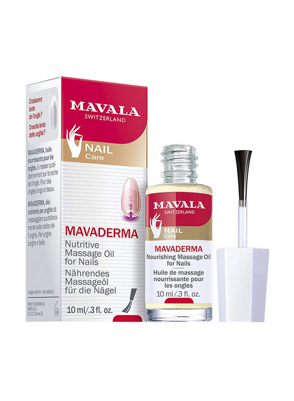 Mavala Mavaderma Nourishing Massage Oil For Nails, 10ml, Clear