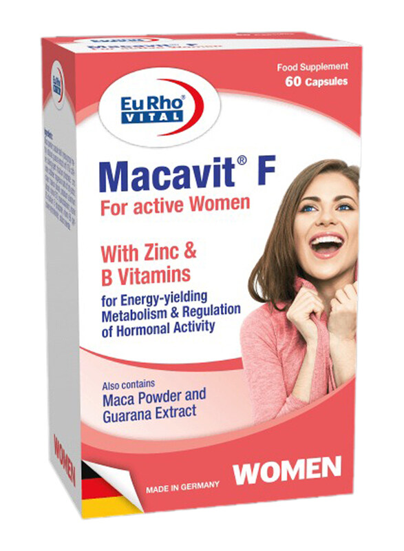 

Eurho Vital Macavit F, 60 Capsules