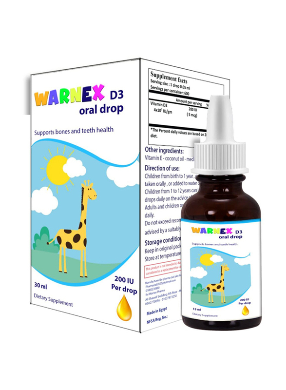 Warnex D3 Oral Drop, 15ml