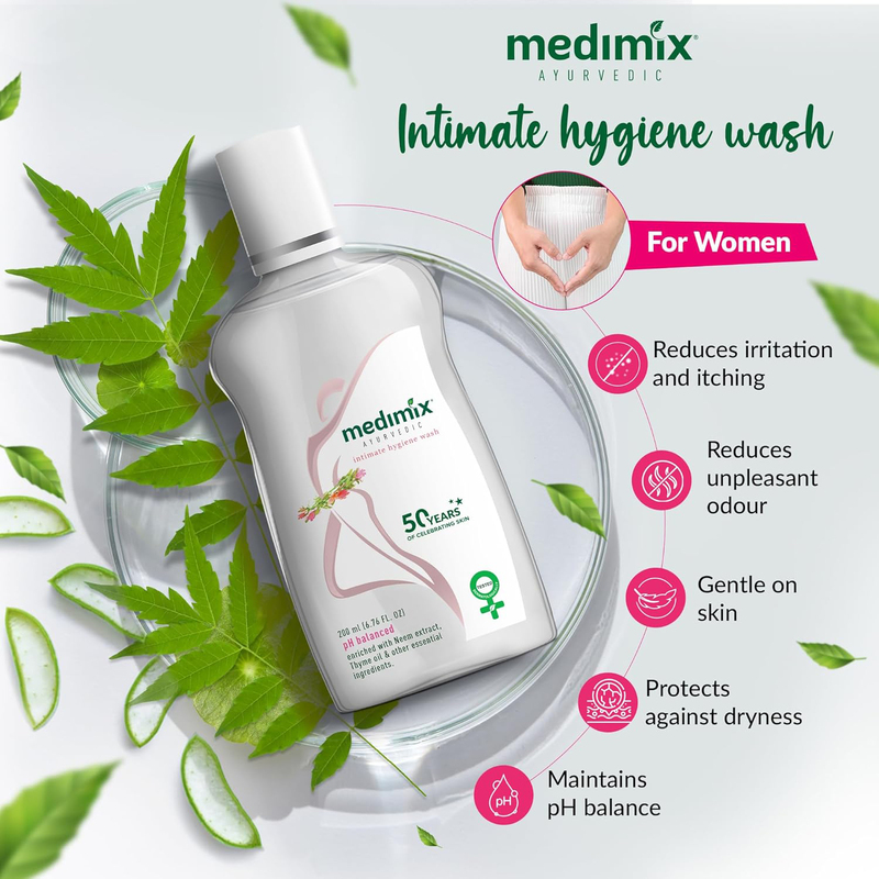 Medimix Ayurvedic Intimate Hygiene Wash, 200ml