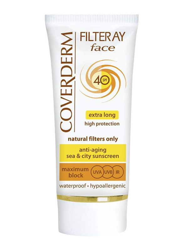 Coverderm Filteray Face SPF 40 Anti-aging Sunscreen, 50ml