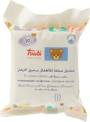 Trudi Baby Care 20-Piece Cleansing Wipes for Babies, White