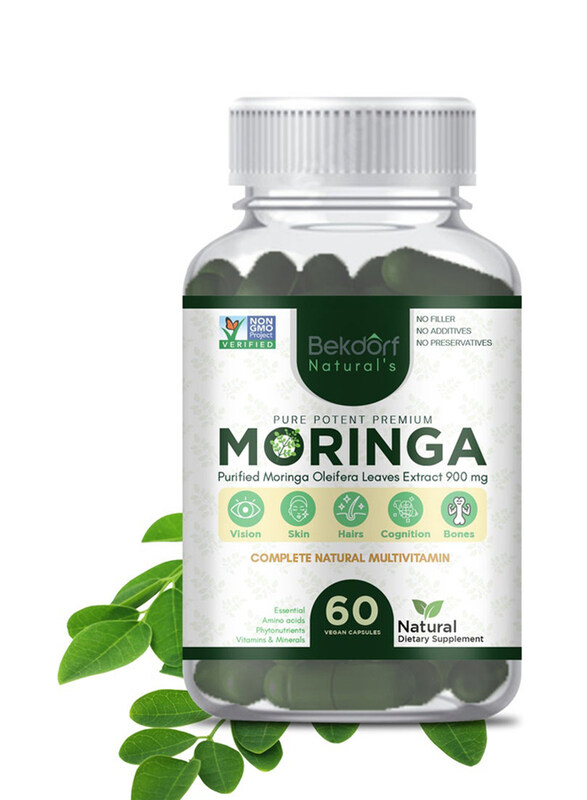 

Bekdorf Moringa Natural Dietary Supplement, 900mg, 60 Capsules