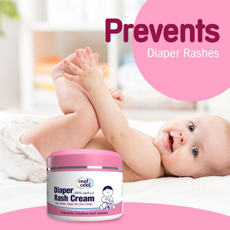 Cool & Cool 50ml Diaper Rash Cream, White