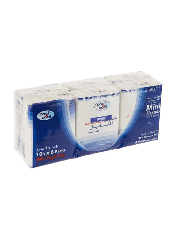 

Cool & Cool Mini Tissue, 6 Pieces