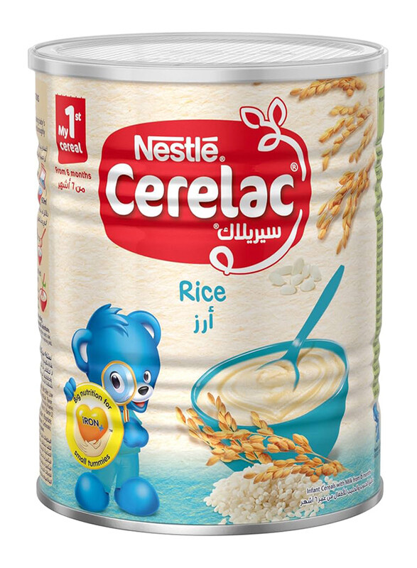 

Nestle Infant Cereals with iRON+ RICE, 400g