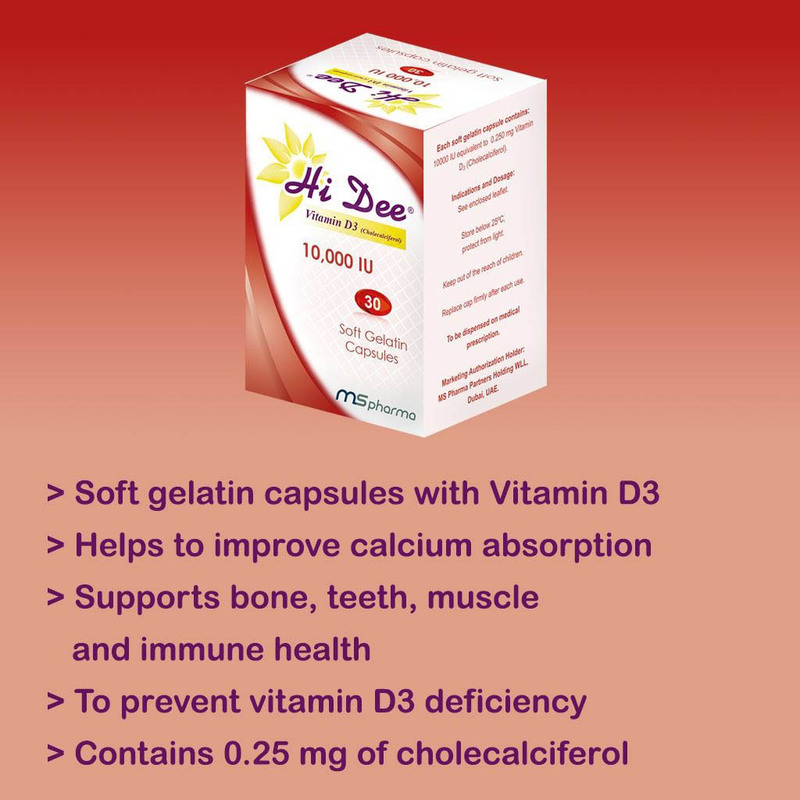 Hi Dee 10,000 IU Softgels, 30 Capsules