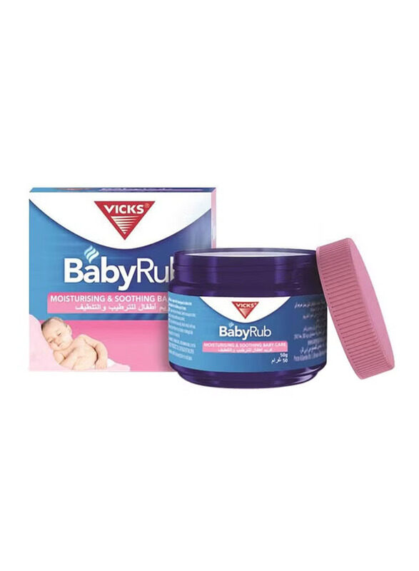 

Vicks BabyRub Non-Medicated Formula Mosturising And Soothing Baby Care Healing Ointment - 50g