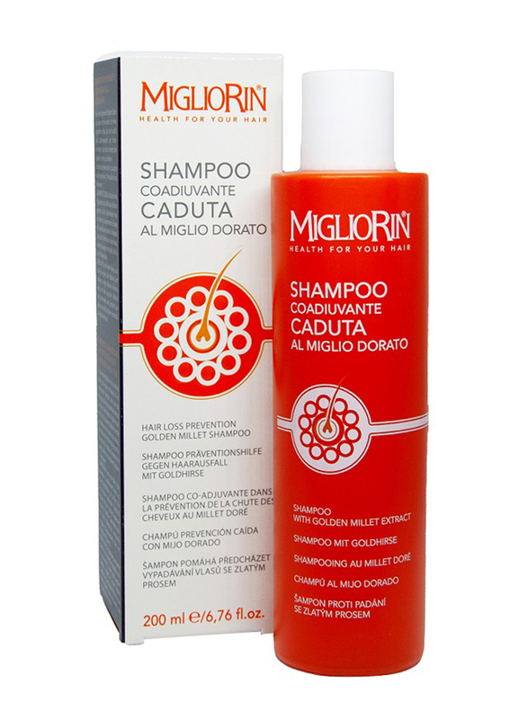 Migliorin Caduta Shampoo for Hair Fall Control, 2 x 200ml