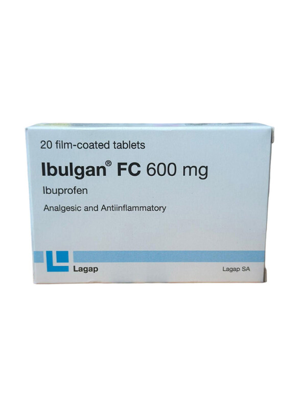 

Lagap Ibulgan 600mg, 20 Tablets