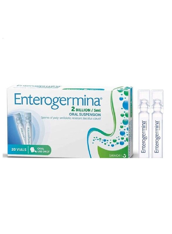 

ENTEROGERMINA Oral Suspension 20 Vials 5ml