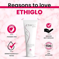 Ethiglo Skin Whitening Face Wash, 200ml