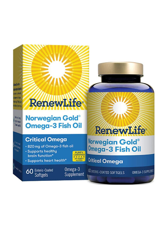 

Renew Life Critical Omega Softgels, 60 Softgels