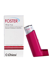 Chiesi Foster 100mcg+6mcg Inhaler, Red