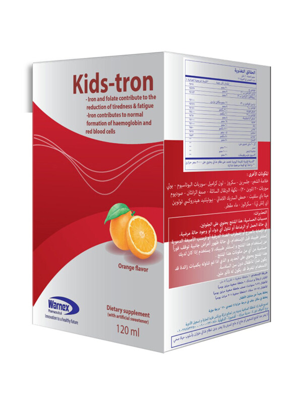 

Warnex Kids-Tron Orange Flavour Syrup, 120ml