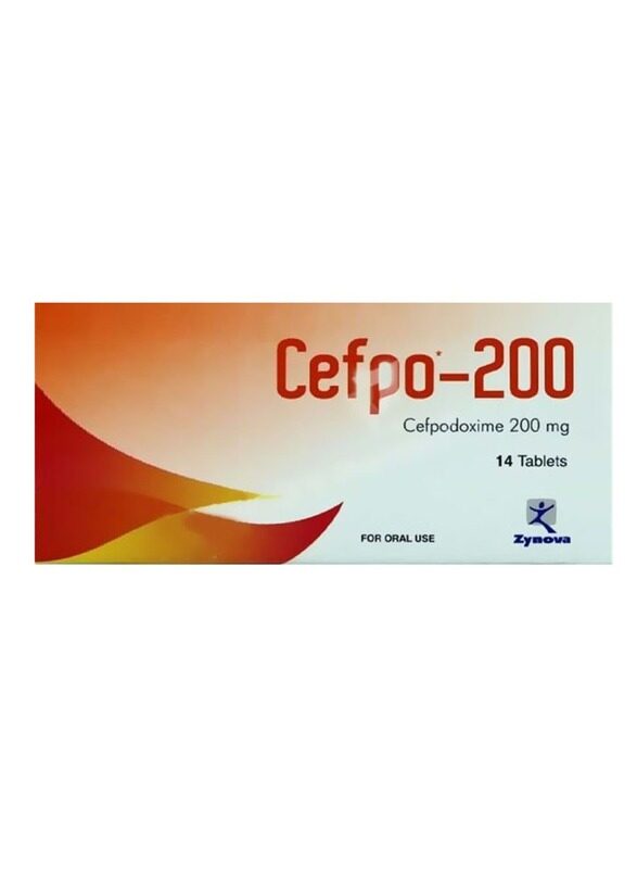 

Zynova Cefpo 200 14 Tablets Cefpodoxime 200 Mg For Oral Use