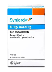 Boehringer Ingelheim Synjardy 5/1000mg Tablets, 60 Tablets