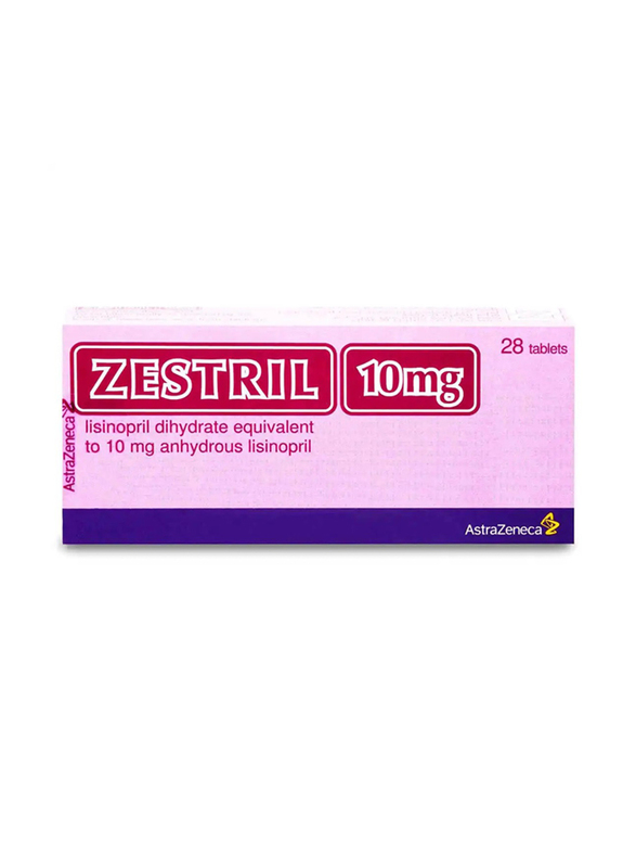 Astrazeneca Uk Zestril Tablets, 10mg, 28 Tablets