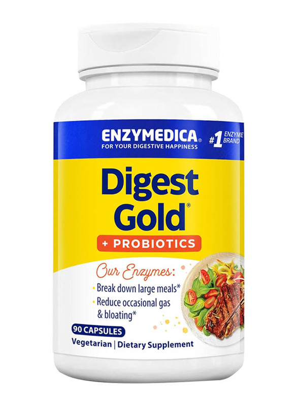 Enzymedica Enzymed Digest Gold+ Probiotics, 90 Capsules