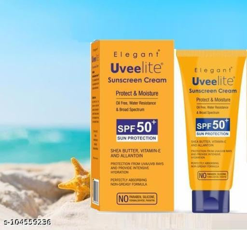 Elegant Uveelite SPF 50+ Sunscreen Cream, 60ml