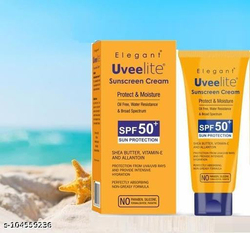 Elegant Uveelite SPF 50+ Sunscreen Cream, 60ml