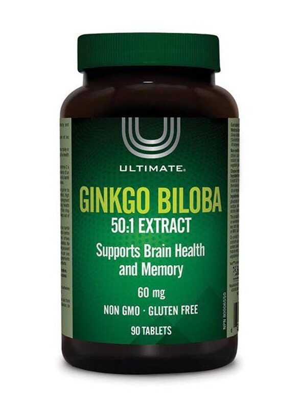 

Ultimate Ginkgo Biloba 60mg Tablets, 90 Pieces