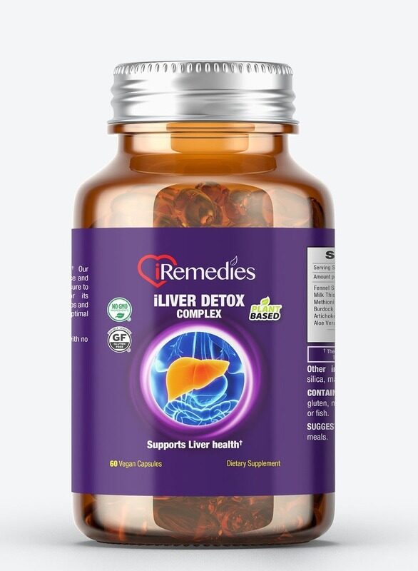 

iRemedies iLiver Detox Complex, 60 vegan capsules, gluten free
